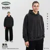 Sudadera con capucha Ckx Marca de moda Algodón Puro 420g Peso Pesado Teñido con Cera Vintage Sudaderas con Capucha Casual Deportiva Estilo Americano para Hombre