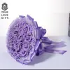 Fornecedor direto de fábrica para casamentos grande pe casamento buquê de noiva bola de flores de casamento fita de casamento buquê de casamento