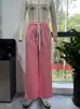 Calça Casual Esportiva Amazon Outono e Inverno Cintura Média Cordão Solta Perna Reta Perna Larga em Estoque Calça de Moletom Lulu