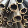 Tubo de Acero Especial con Forma Personalizado por el Fabricante 45 # Tubo Hexagonal, Tubo Redondo Exterior Enrollado Finamente con Interior Cuadrado, Procesamiento de Tubo de Flor de Ciruelo Estirado en Frío Según Dibujo