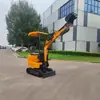 Exportado a África, el miniexcavador de orugas HT06 es una máquina multipropósito para uso doméstico y agrícola
