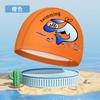 Traje de gorro de natación transfronterizo con dibujos de delfín para niños y niñas, gafas de natación de marco grande HD, impermeables, antivaho, gorro de natación suave, venta al por mayor