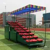 Soporte de Árbitro Móvil Retráctil para Línea de Meta Tribuna de Cronometraje para Estadio Escolar Campo Deportivo Tribuna para Competencia de Atletismo