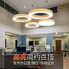 Luz hexagonal hueca de madera con veta de madera LED transfronteriza, luz con forma hexagonal, lámpara colgante redonda, adecuada para centros comerciales, supermercados y oficinas