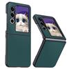 Para funda de teléfono Nubian Flip2 piel lisa anticaída piel de cordero ultrafina Libero Flip funda protectora