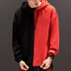 Comércio Exterior Amazon Transfronteiriço Moletom Casual Masculino Tendência Color Block Manga Longa Esportivo com Capuz Estilo Tendência Masculino