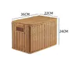 Cesta de Lavandería Estilo Nórdico con Tapa, Contenedor Grande para Ropa Sucia para Baño, Cesto de Lavandería por Wan Hongzhi