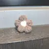 Nuevos dijes para zapatos de flor de hilo, Flores de punto mullido tipo pompón, Set de accesorios desmontables para pantuflas