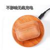 Funda Protectora de Madera Bluetooth para Auriculares Airpodspro 3ª Generación 4ª Generación Funda para Auriculares de Madera Maciza Tallada a Mano