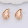 Aretes retro de alta calidad estilo francés con forma de gota de pegamento CCB, aretes de temperamento de lujo ligero, nuevos aretes de diseño Gentle