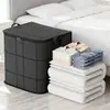 Bolsa de viaje plegable gran capacidad ropa pantalones equipaje de corta distancia bolsa de equipaje con ruedas portátil simple impermeable a prueba de polvo bolsa de almacenamiento