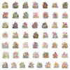 50 Pegatinas de Graffiti Pintadas a Mano de Súper Color para Niños Pegatinas Creativas de Papelería Pegatinas Decorativas Impermeables para Vasos de Agua y Computadoras Venta al por Mayor