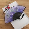 Ventilador dobrável antigo de verão ventilador de dança Hanfu feminino ventilador chinês ventilador de bambu feito à mão amostra ventilador de publicidade atacado