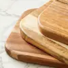 Tábua de corte de madeira de acácia tábua de corte de cozinha com alça tábua de corte de madeira tábua para pizza pão tábua de corte para charcutaria bife