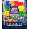Conjunto de Balões de Aniversário Infantil para Crianças de 1 a 5 Anos, Suprimentos de Decoração para Cena de Festa, Conjunto Completo para Meninos e Meninas