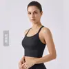Nuevo Sujetador Deportivo de Alto Soporte para la Espalda sin Costuras de una Sola Pieza con Almohadillas en el Pecho Ropa de Yoga Ropa Interior Pilates Top de Fitness