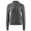 Bai Cai Rong 100% cachemira 2026 nuevo suéter de punto suelto de cuello alto medio, estilo simple para mujer, casual