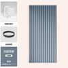 Cortina divisoria para el hogar, cocina, dormitorio, tela de sombra gruesa, cortina sin perforaciones, cortina para aire acondicionado, parabrisas, cortina plegable para puerta