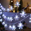 Fio de Luzes de Floco de Neve LED