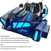 VR espaço-tempo de dois lugares disco voador rotativo aeronave grande máquina de jogo videogame cidade parque de diversões shopping equipamento de entretenimento