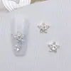 Novo produto transfronteiriço: Acessórios de nail art de pentagrama estilo japonês, strass coloridos, decorações de unha de liga metálica de estrela Sailor Moon atacado