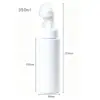 Botella dispensadora de espuma para mascotas de plástico, botella de espuma limpiadora 200/250/300/350ml con cabezal de cepillo de silicona