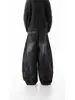 Comercio Exterior High Street Americano Jeans Rasgados Desgastados Scimitar para Mujer Sueltos Rectos Hip-Hop Pantalones de Pierna Ancha Pantalones Sickle