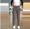 Calça Casual de Negócios Masculina 2026 Nova, Calça Longa Reta Slim Engrossada para Outono e Inverno, Calça Social Elástica
