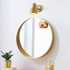 Lámpara de Pared Nórdica Pequeña Dormitorio Moderna Simple Sala de Estar Lámpara de Pared Promedio Lámpara de Pared para Balcón Lámpara de Noche Creativa de Cobre Lámpara de Pared