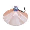 Gancho de ventosa de acero inoxidable con borde cruzado, gancho transparente de silicona y PVC, gancho de ventosa pequeño al vacío, apto para embalaje de tarjetas de papel.
