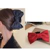 Moño Escape Princesa Pinza de Agarre Doble Cara Negro Pasador de Pelo de Alto Sentido Parte Trasera Cabeza Pinza de Tiburón Accesorios para el Cabello Sombrerería Venta al por Mayor
