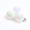 Nueva bola navideña mágica blanca colorida de 3 cm a 30 cm, adorno para árbol de Navidad, adorno para vestido festivo, bola brillante colgante