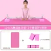 Esterilla de Yoga para Niños para Practicar Danza, Esterilla de Baile para Uso Doméstico para Niñas para Practicar Danza China, Esterilla de Baile con Cuadrados y Bloques para Yoga