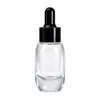 Frasco Conta-gotas de Óleo Essencial Novo do Fabricante 15ml, Frasco Reutilizável, Frasco de Vidro de Grau Alimentício, Atacado em Pequenas Quantidades