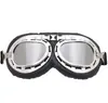 Gafas de Motocicleta Vintage en Cuero Bronce Antiguo, Gafas Protectoras Steampunk para Motociclismo, Gafas Retro Resistentes al Viento y la Arena