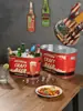 Balde de Gelo para Vinho Tinto Cerveja Bar KTV Balde de Gelo Doméstico de Piquenique Comercial Externo Balde de Armazenamento Grande Recipiente de Armazenamento
