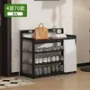 Sapateira para Entrada de Casa, Armário de Sapatos Interno Elegante Simples de Múltiplas Camadas, À Prova de Poeira, Casa de Aluguel, Novo Modelo Quente 2025