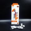 Fio de Controle Pinger In-Ear Obliquo Transfronteiriço D21 com Mai Ouvindo Música Adequado para Fone de Ouvido com Entrada Redonda Huawei Apple Android