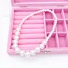 Colar Pulseira de Pérolas Brilhantes Pai-Filho Venda Quente Transfronteiriça Joias de Combinação para Roupas de Menina Princesa Criança Adulto