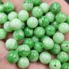 Jade Branco fundo contas redondas verdes Jade contas soltas verde Qingyang seco contas 8mm diy pulseira colar acessórios de joalheria contas