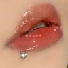 Uña de labio Diamante circón 5a uña de labio anillo de labio joyería piercing piercing oreja hueso uña titanio acero Nuevo