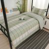 Algodão Três Peças Dormitório Estudantil Algodão Puro Seis Peças Cama Lençóis de Cama Capa de Edredom Cama Elástica Conjunto para Dormitório Compra em Grupo Atacado