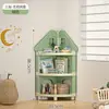 Estante Multifuncional Doméstica para Armazenamento de Brinquedos Infantis Estante de Livros Estante de Armazenamento Multicamadas Plástico Sala de Estar Quarto Infantil Armazenamento de Canto