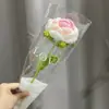 Buquê de Crochê de Rosas Acabado para o Dia do Professor, Dia das Mães, Casamento, Decoração de Parede, Atacado de Fábrica