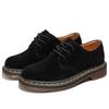 Sapatos Pequenos de Couro Suede 1461 de Cano Baixo para Mulheres Couro Genuíno Estilo Britânico Tamanho Grande Botas Curtas Bico Redondo Sapatos Casuais de Trabalho para Homens e Mulheres Casais