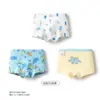 Balabala Roupa Íntima Infantil Cueca Boxer Masculina Algodão Boxer Sem Pp Bebê Pequeno e Grande Infantil Antibacteriana Pacote com Três