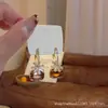 Brincos Multifacetados em Formato de Flor, Luxo Leve, Moda de Alto Padrão, Brincos Versáteis e Elegantes