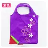 Sacola de Supermercado Grande Capacidade Frutas Dobrável Bolsa de Armazenamento Doméstica Portátil Fofa Morango Cesta de Compras Portátil