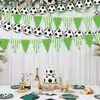 Nuevos Suministros para Fiesta Temática de la Copa Mundial de Fútbol Decoraciones de Cumpleaños Banderines Banderas Guirnalda Set de Fiesta
