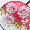 En stock simulación 6.5 tela de seda peonía diy horquilla de pelo antigua tocado sombrero de broma accesorios de flor de cabeza Dai flor al por mayor